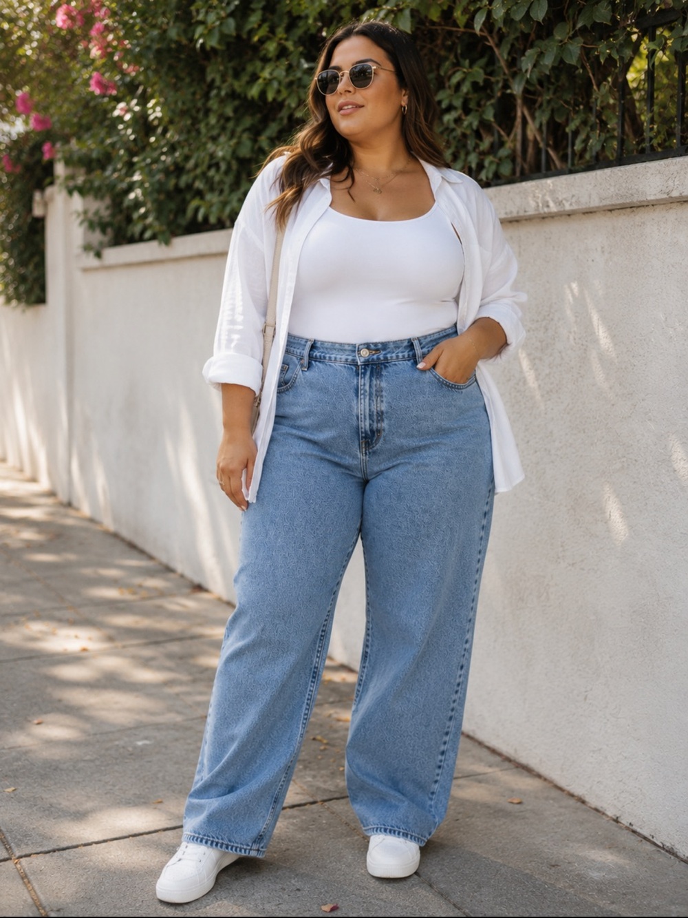 Levi’s Baggy Dad Jeans Plus Size 20W Medium Wash Y2K Wide Leg Denim